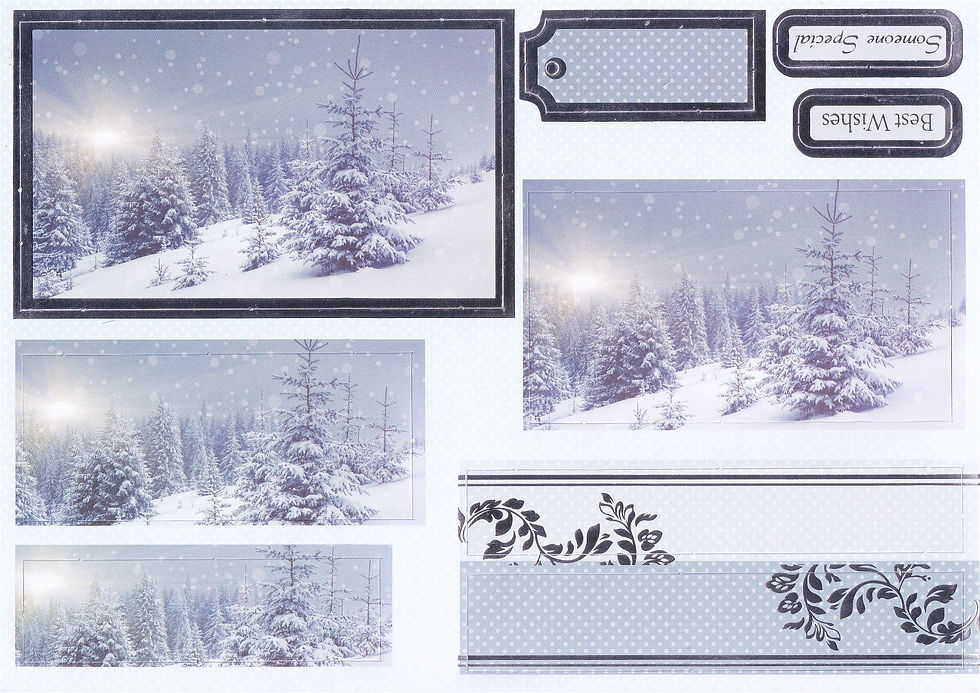 Kanban - Winter Trees Toppers