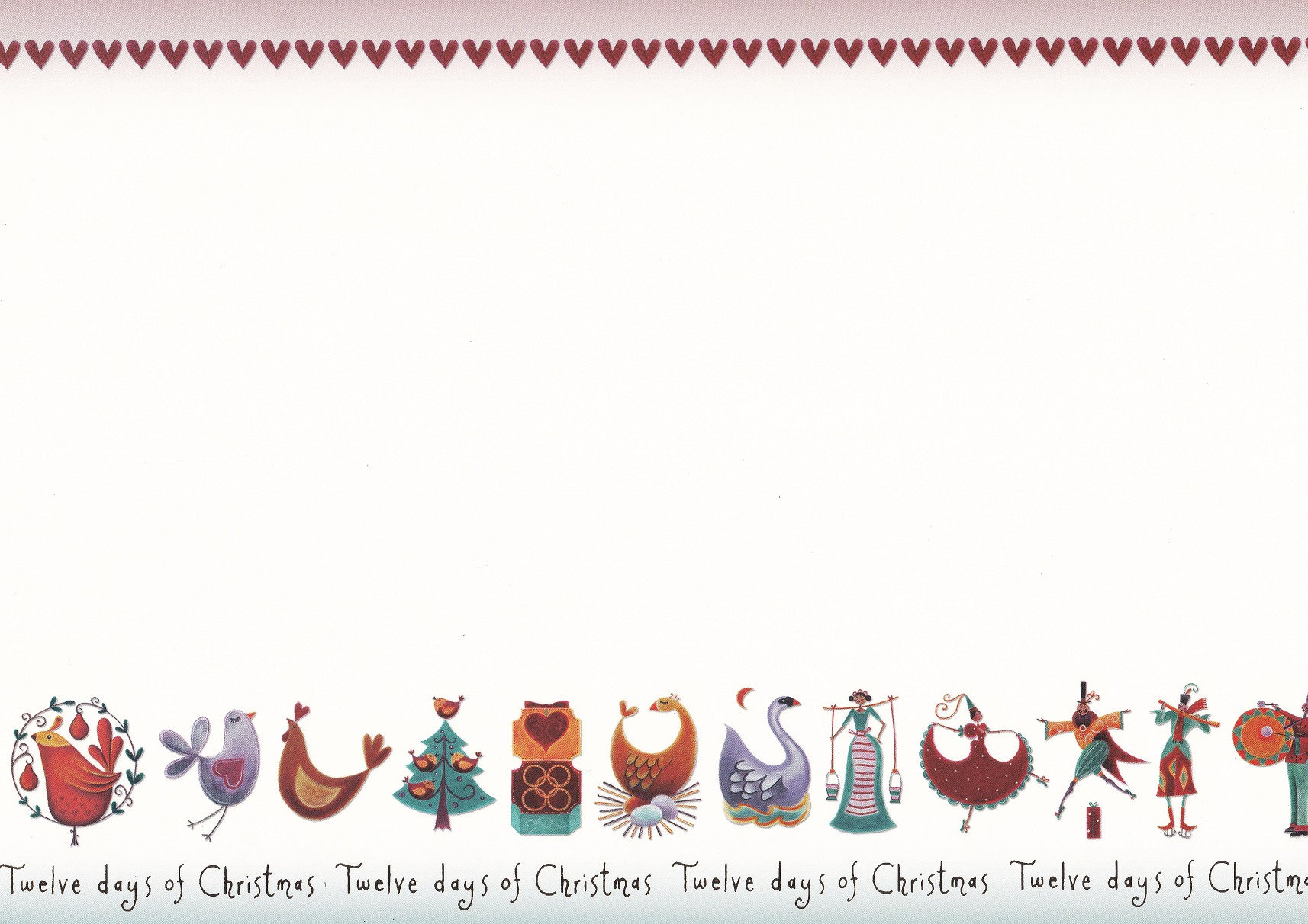 Hunkydory - Christmas A4 Background Card