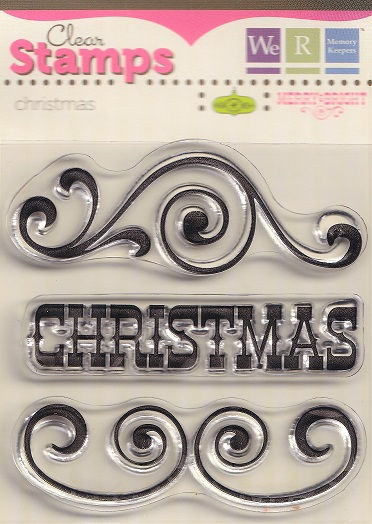 We R Memory Keepers - Clear Acrylic Stamps - Christmas