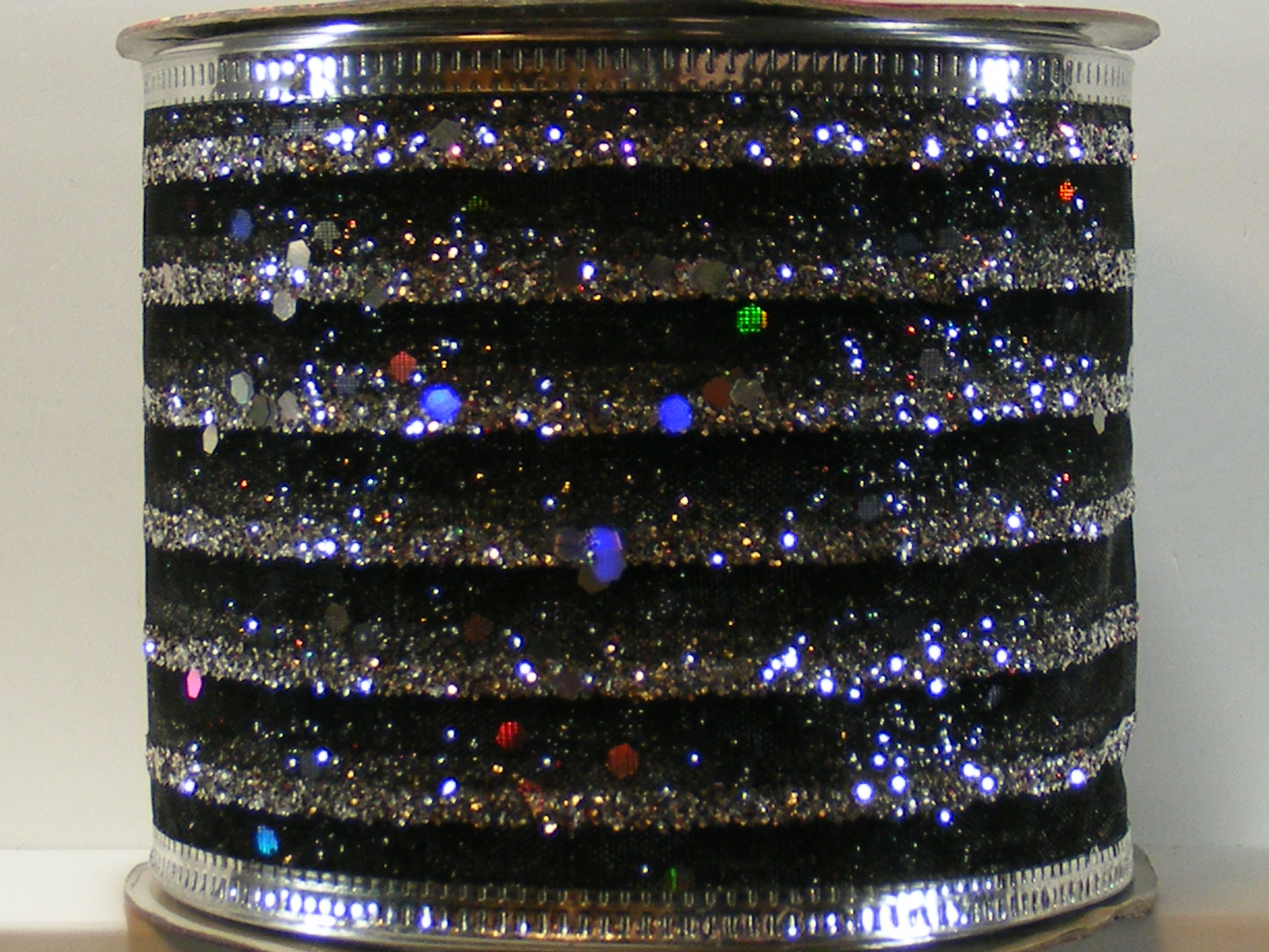 Dunnes - Black & Silver Ribbon 3m