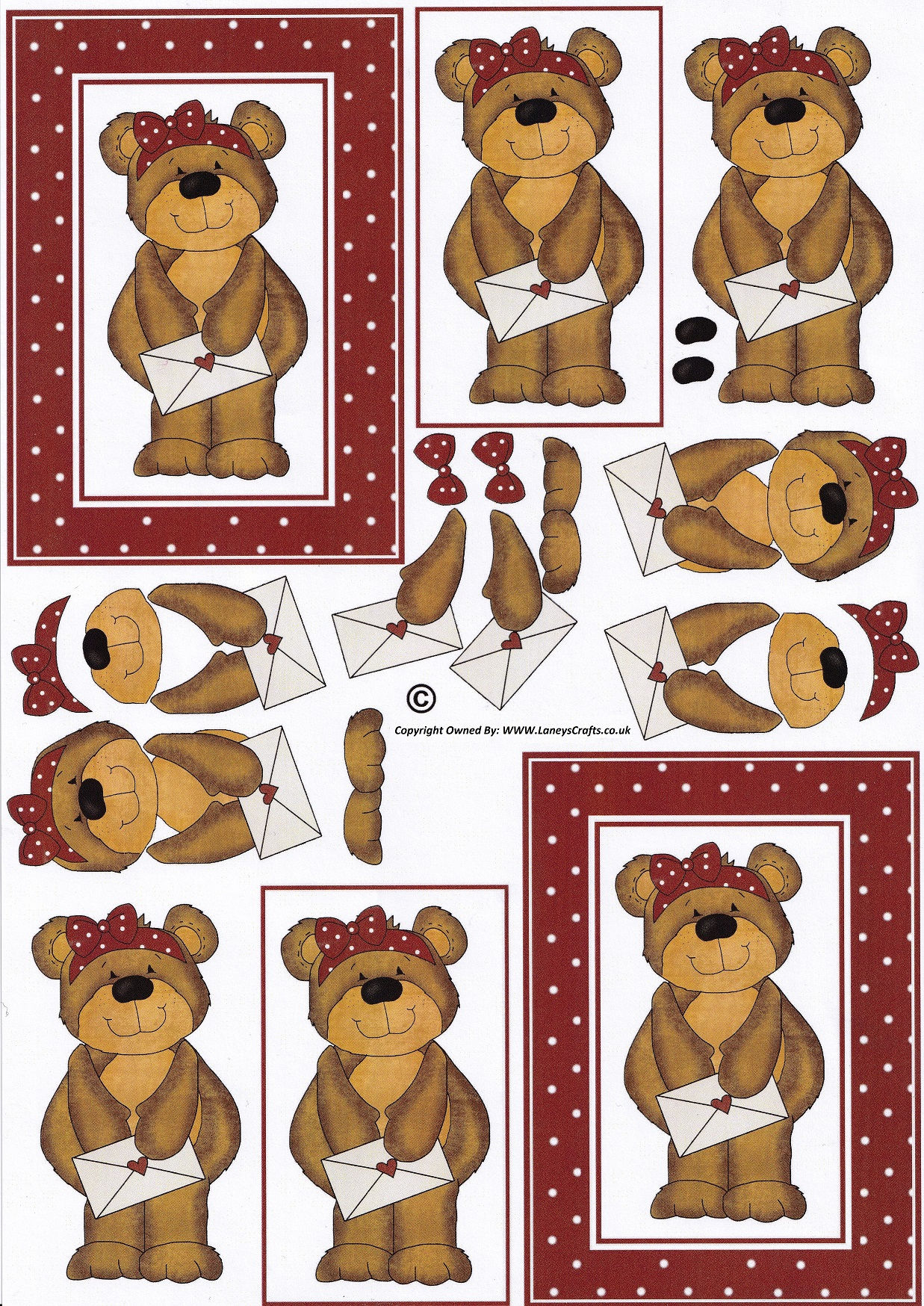 Deco Designs - Valentines Decoupage Sheet