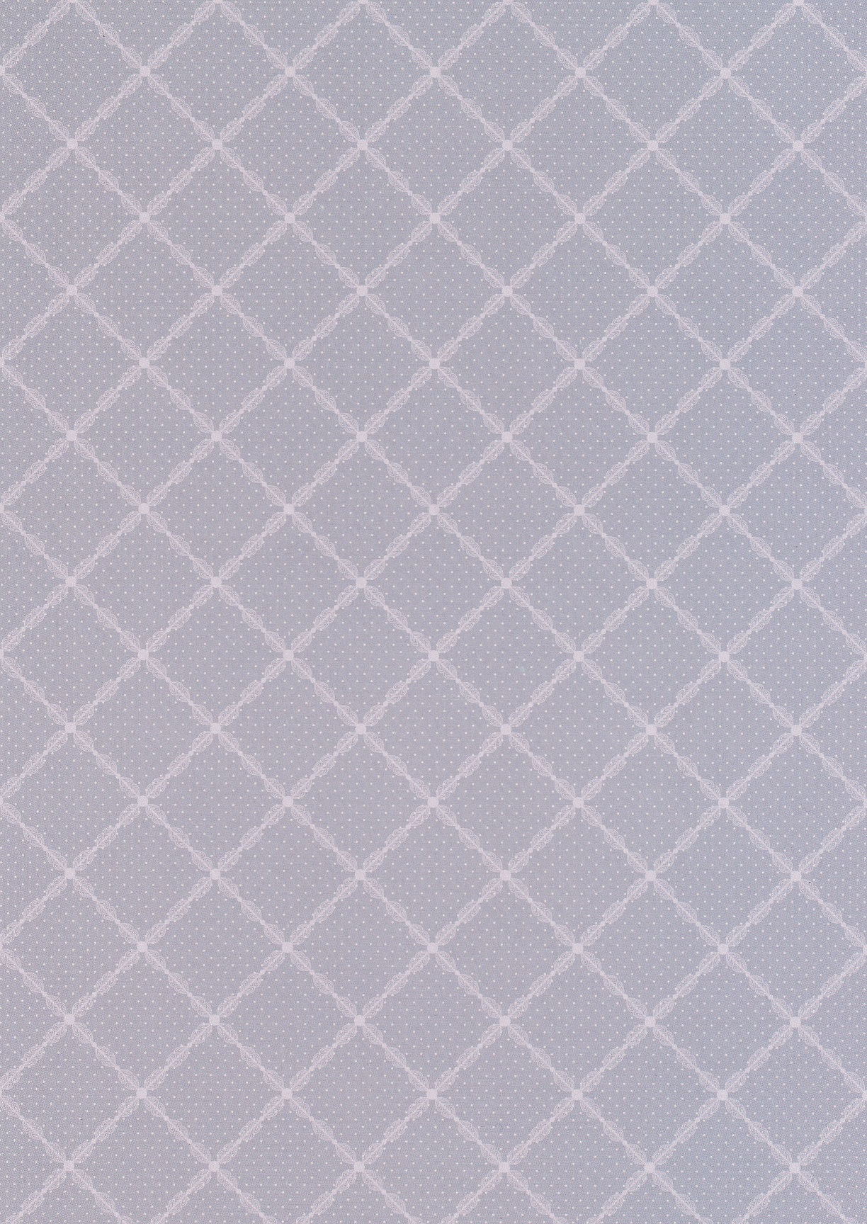 Kanban - A4 Doubled Sided Designer Card - Lilac Diamond & Blue Leaf