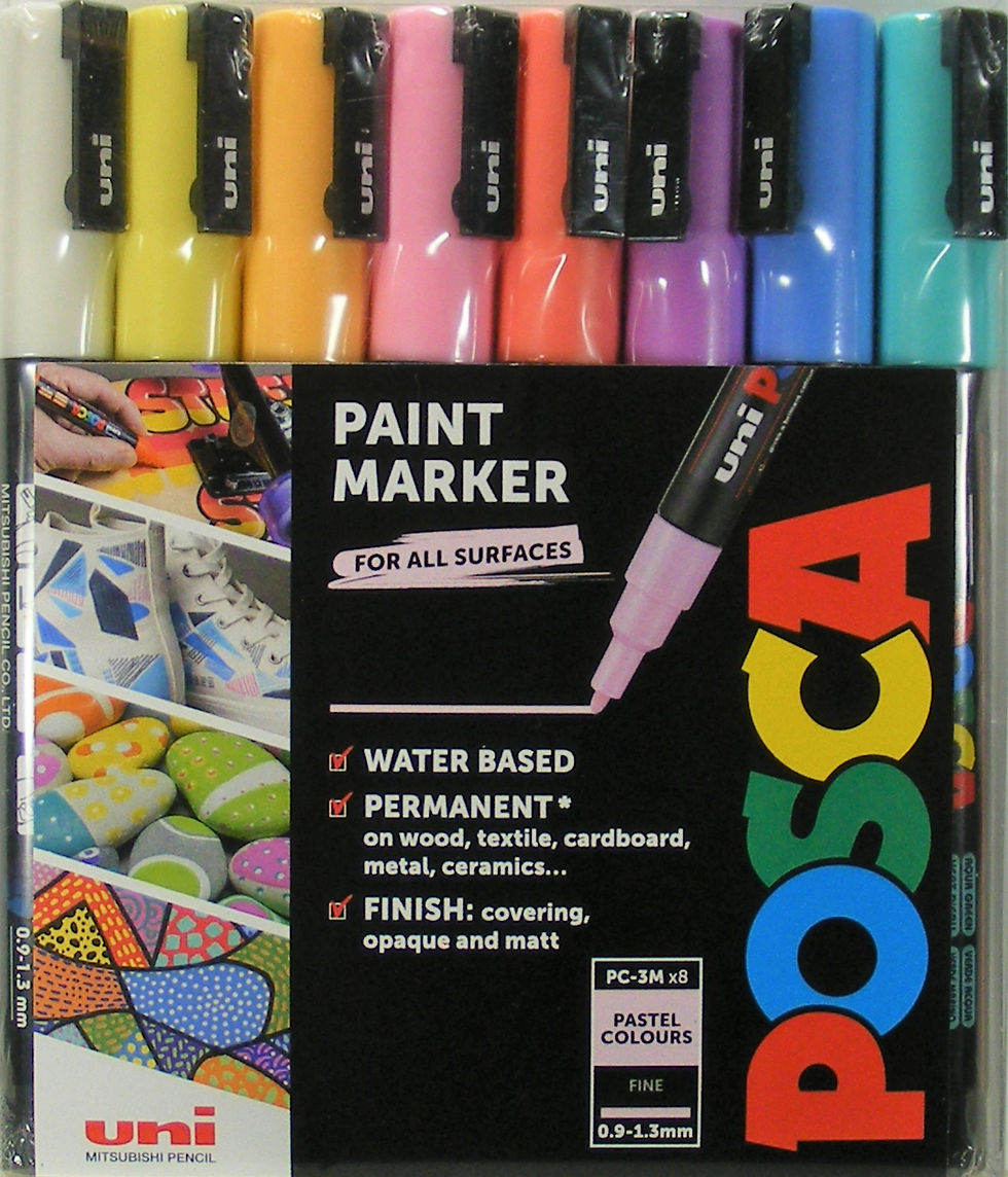 Posca - Paint Markers Pastel Colours Medium PC5M 1.8-2.5mm