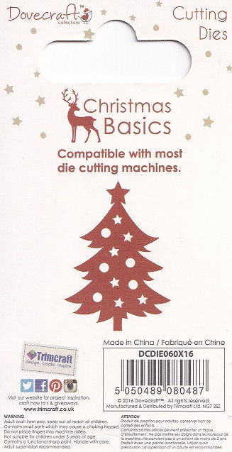 Thumbnail: Dovecrafts - Christmas Basics - Christmas Tree Die