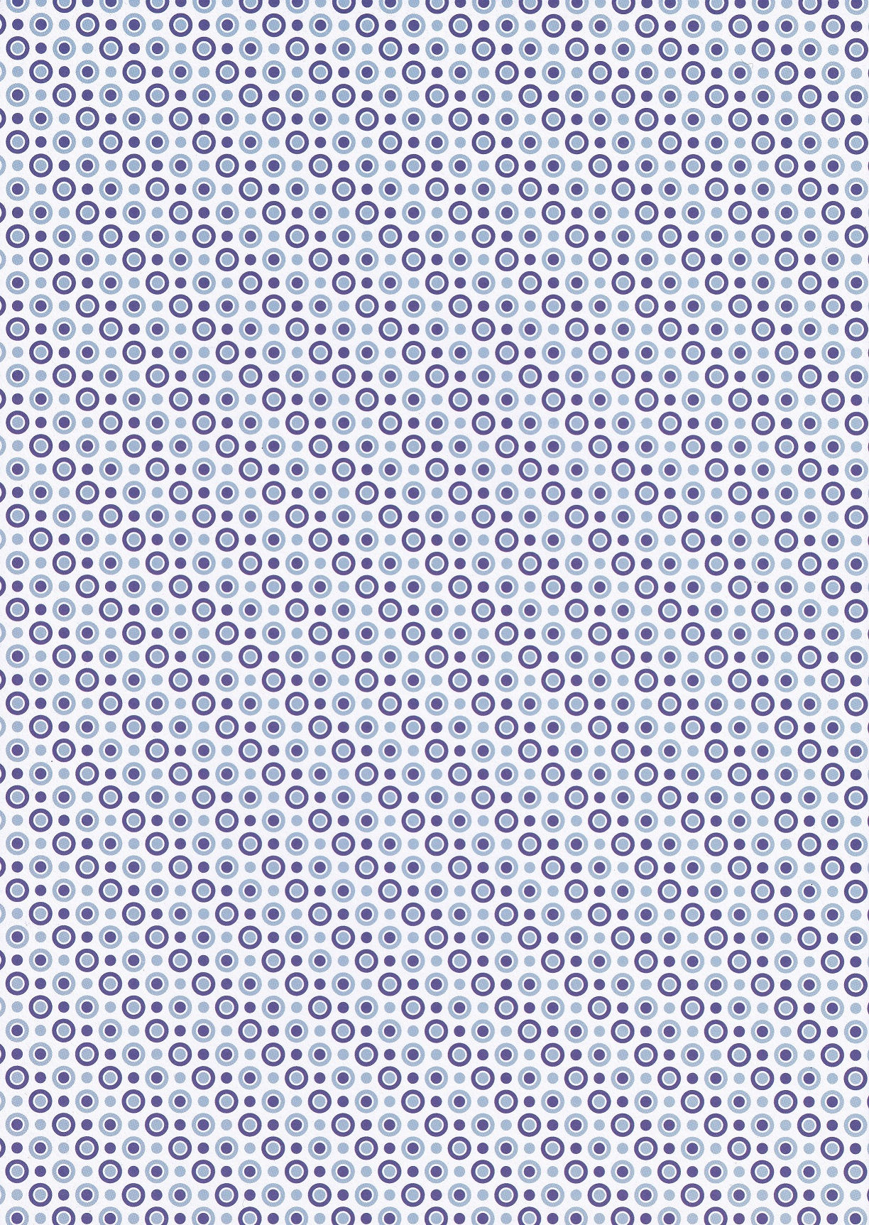 Kanban - A4 Doubled Sided Designer Card - Blue Dots & Solid Blue