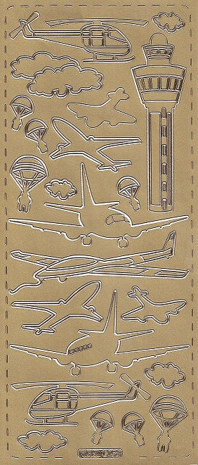 Pickup  - Peel Off Sheet - Aircraft (Gold)