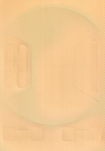 Polka Rocker Kanban - Peach Polka Rocker Card Bases | laneyscrafts