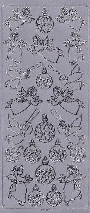 Docrafts - Anita's Christmas Angels Peel Off Sheet