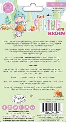 Thumbnail: Craft Consortium - Let Spring Begin Bunny Clear Stamps
