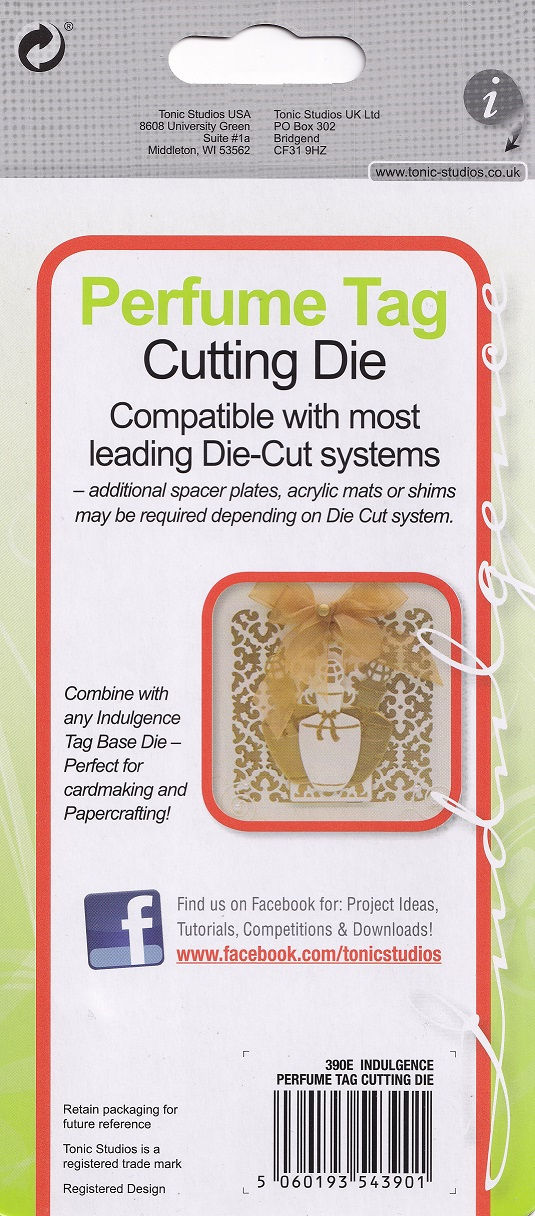 Thumbnail: Tonic Studios - Perfume Tag Die