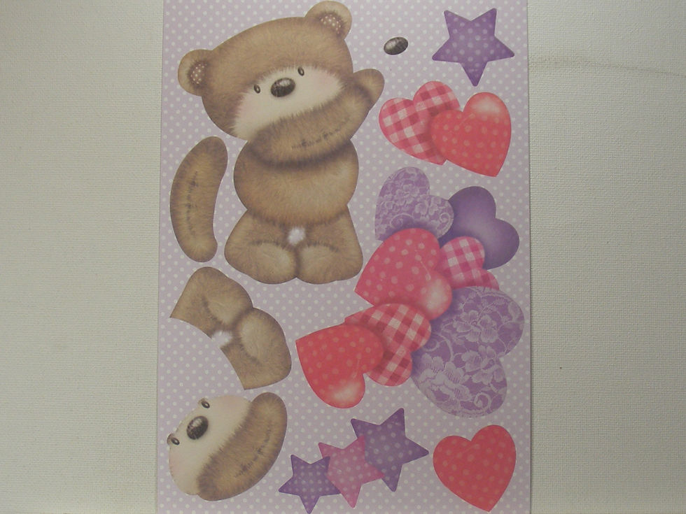 Thumbnail: Kanban - The Kanbear Family Decoupage & Sentiment Paper Stash