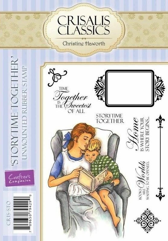 Crafters Companion - Storytime Together Rubber Stamp