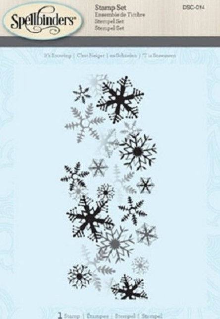 Spellbinders - 3D Stamp Set - It's Snowing