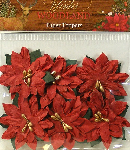 Hobbycraft - Winter Woodland - Christmas Paper Poinsettias