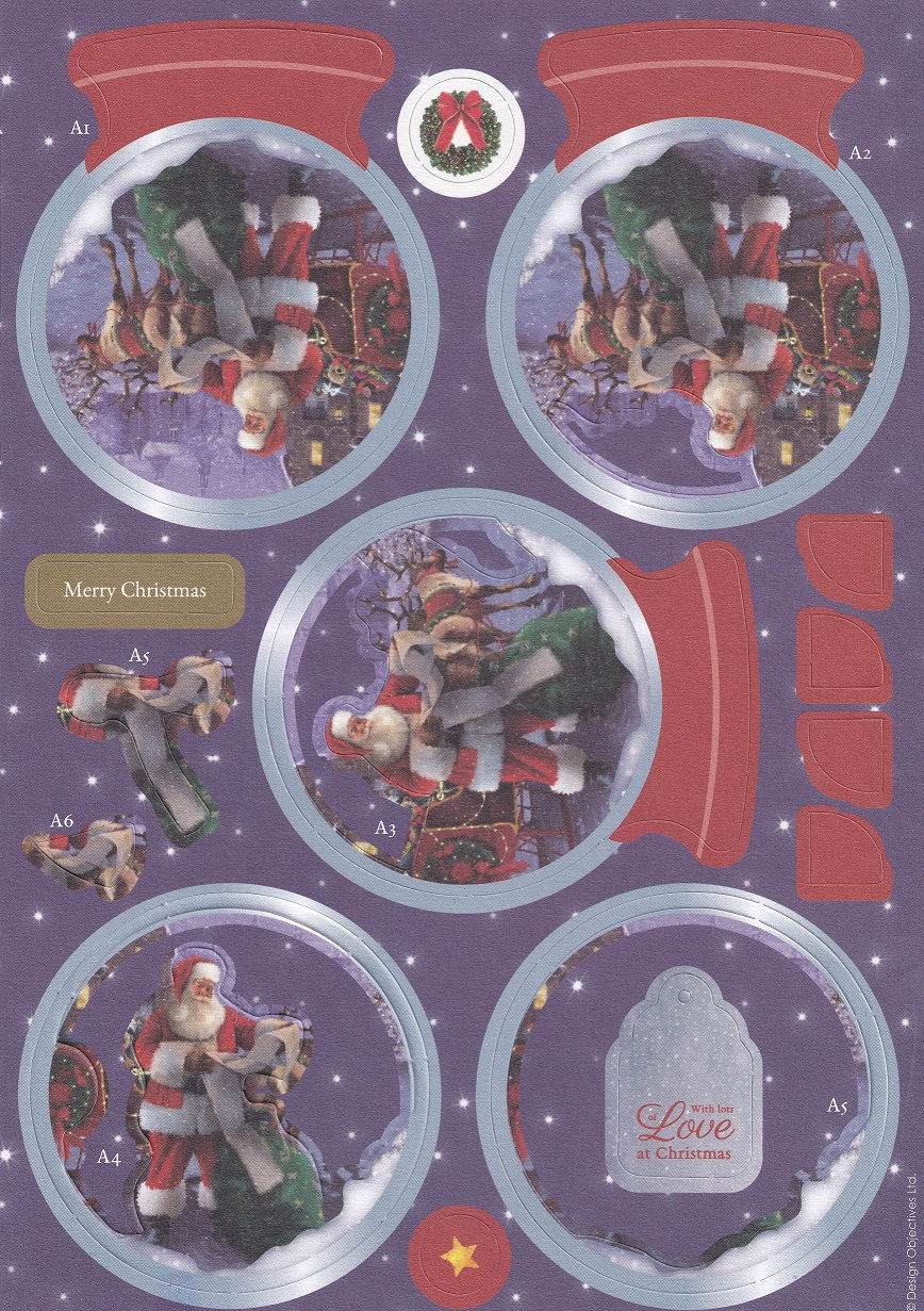 Thumbnail: Docrafts - A Christmas Wish A5 Decoupage Pack.