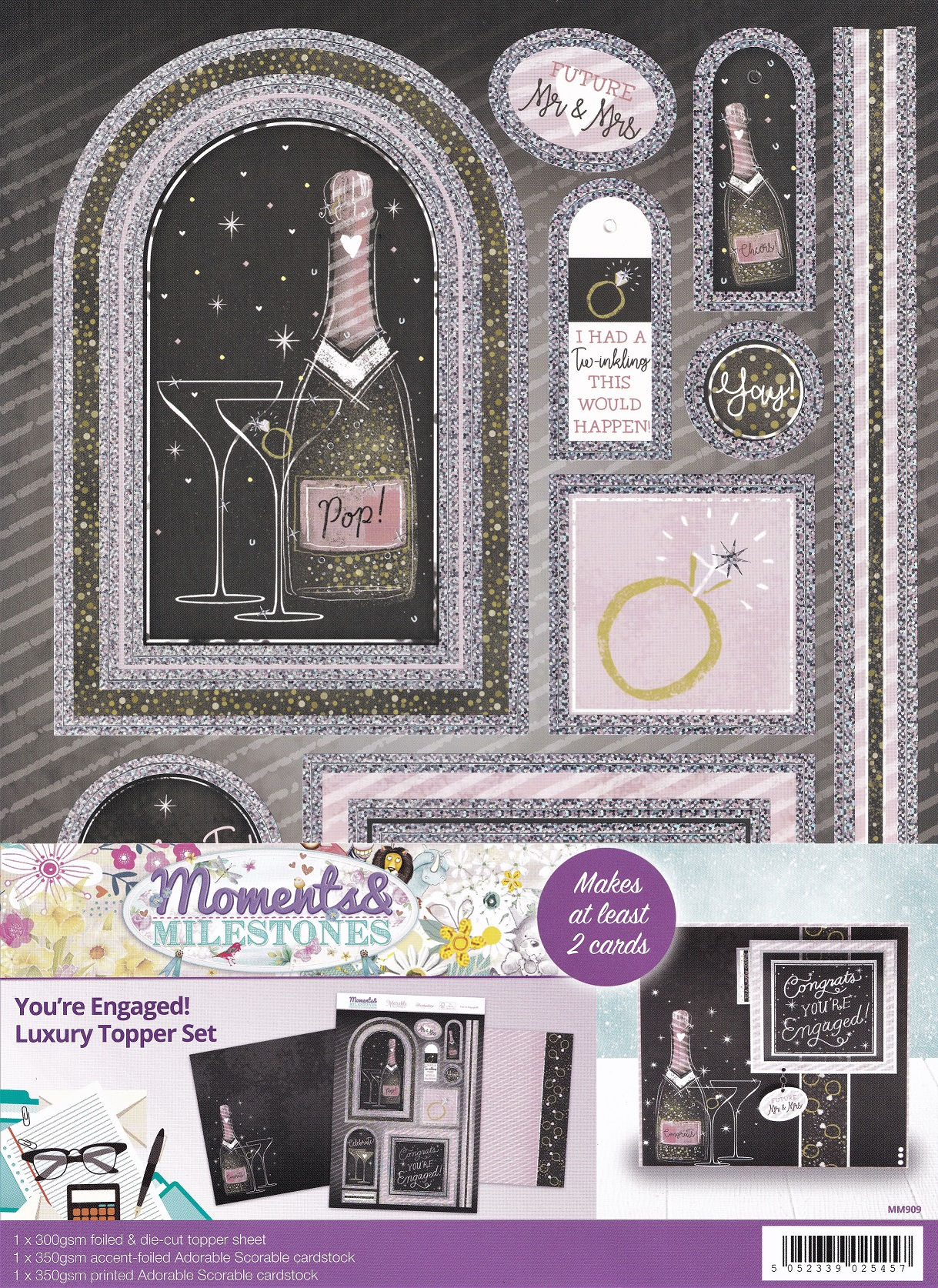 Hunkydory - Moments & Milestones - You're Engaged Luxury Topper Set