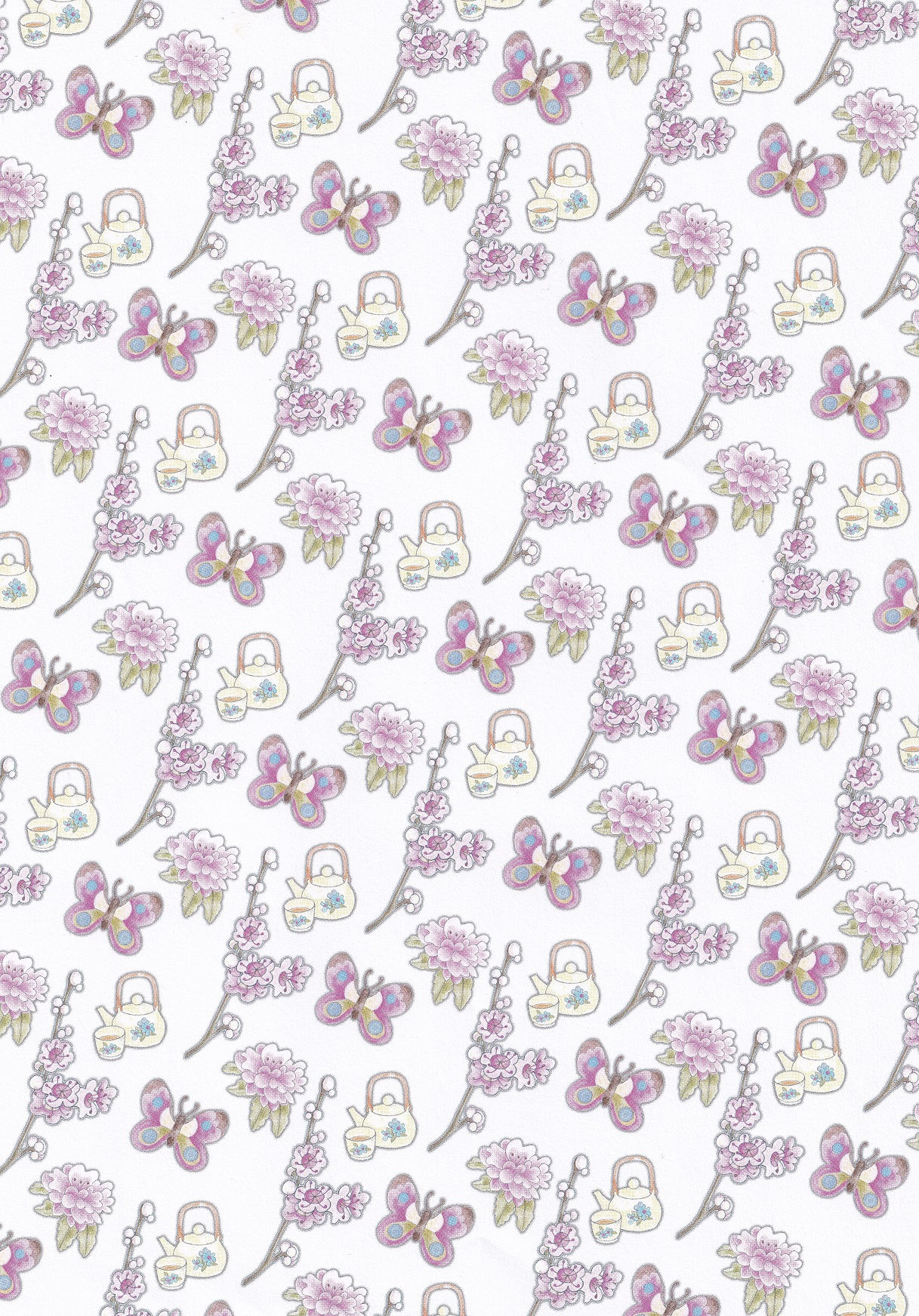 Paper Nation - Kimono Lady 2 Petite Bkg Paper