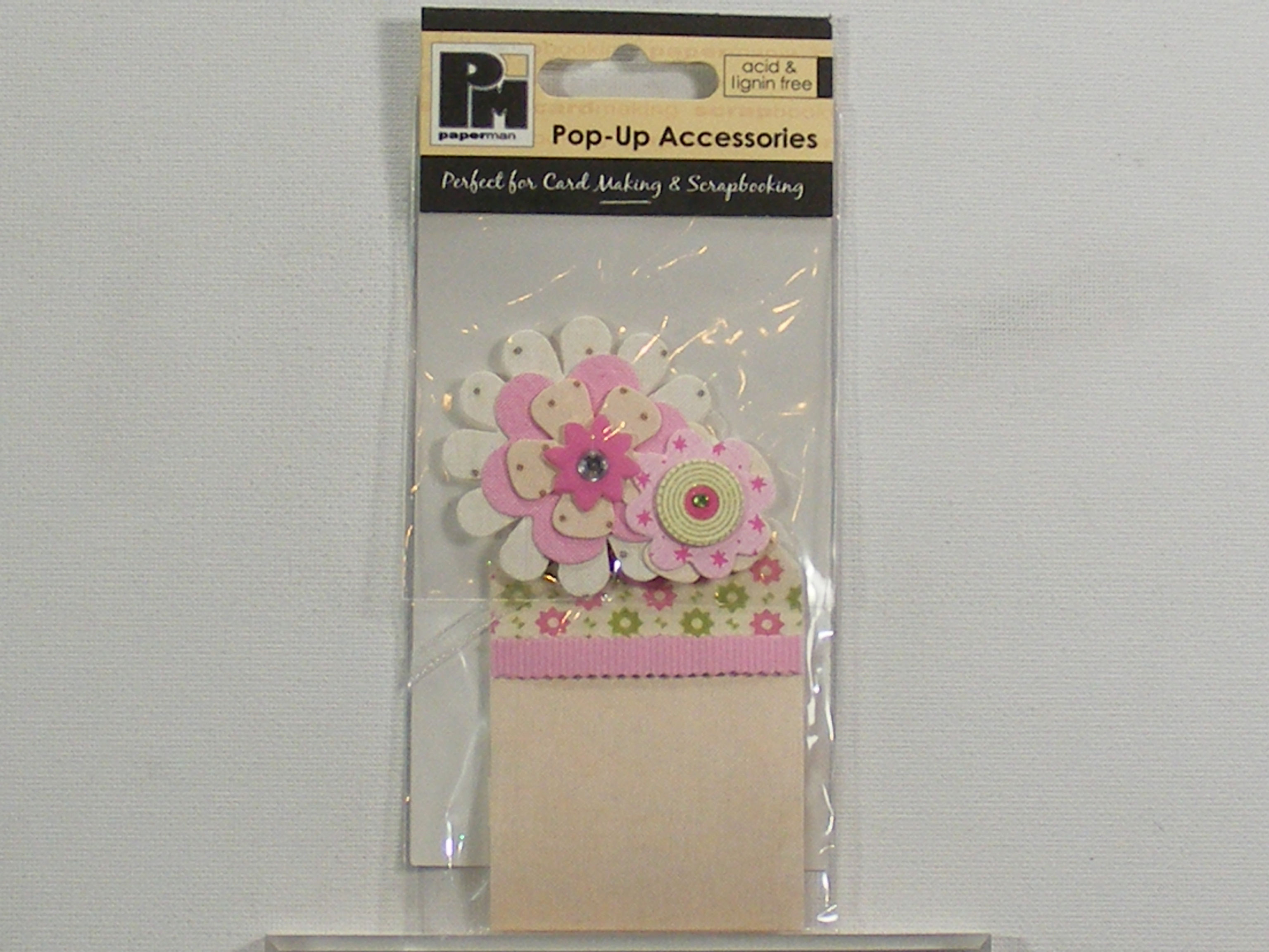 Papermania - Pop-Up Accessories - Fresh Floral Tag.
