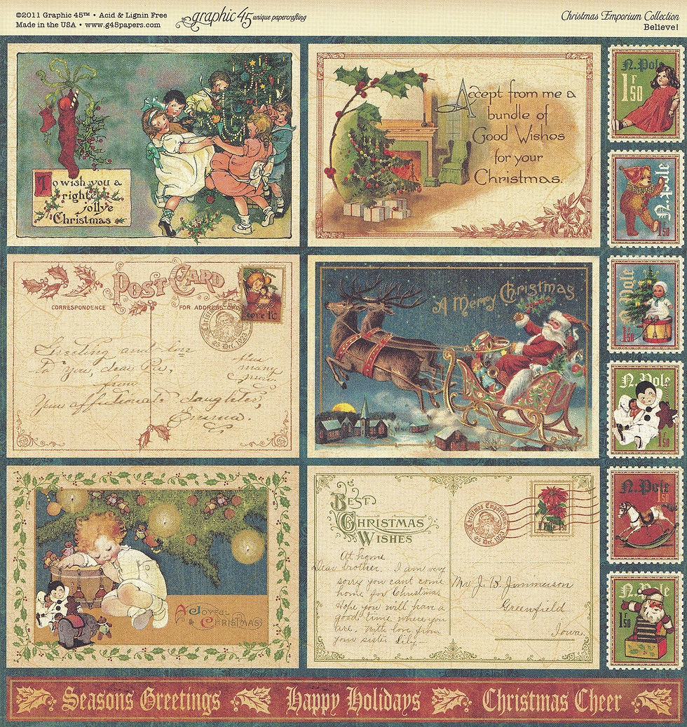 Thumbnail: Graphic 45 - Christmas Emporium Collection Paper Pad