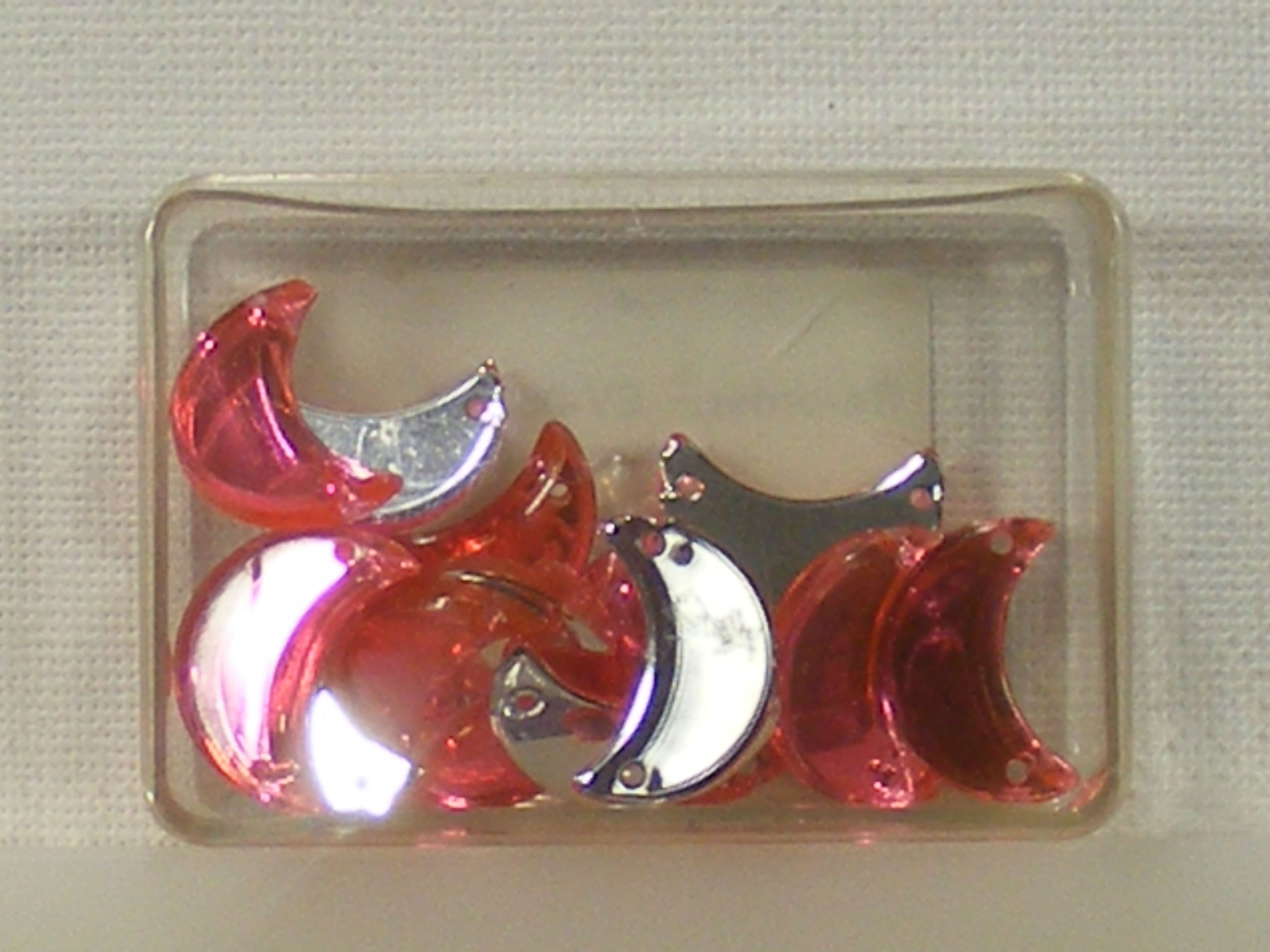 Trimits - Essentials Pink Half Moon Beads