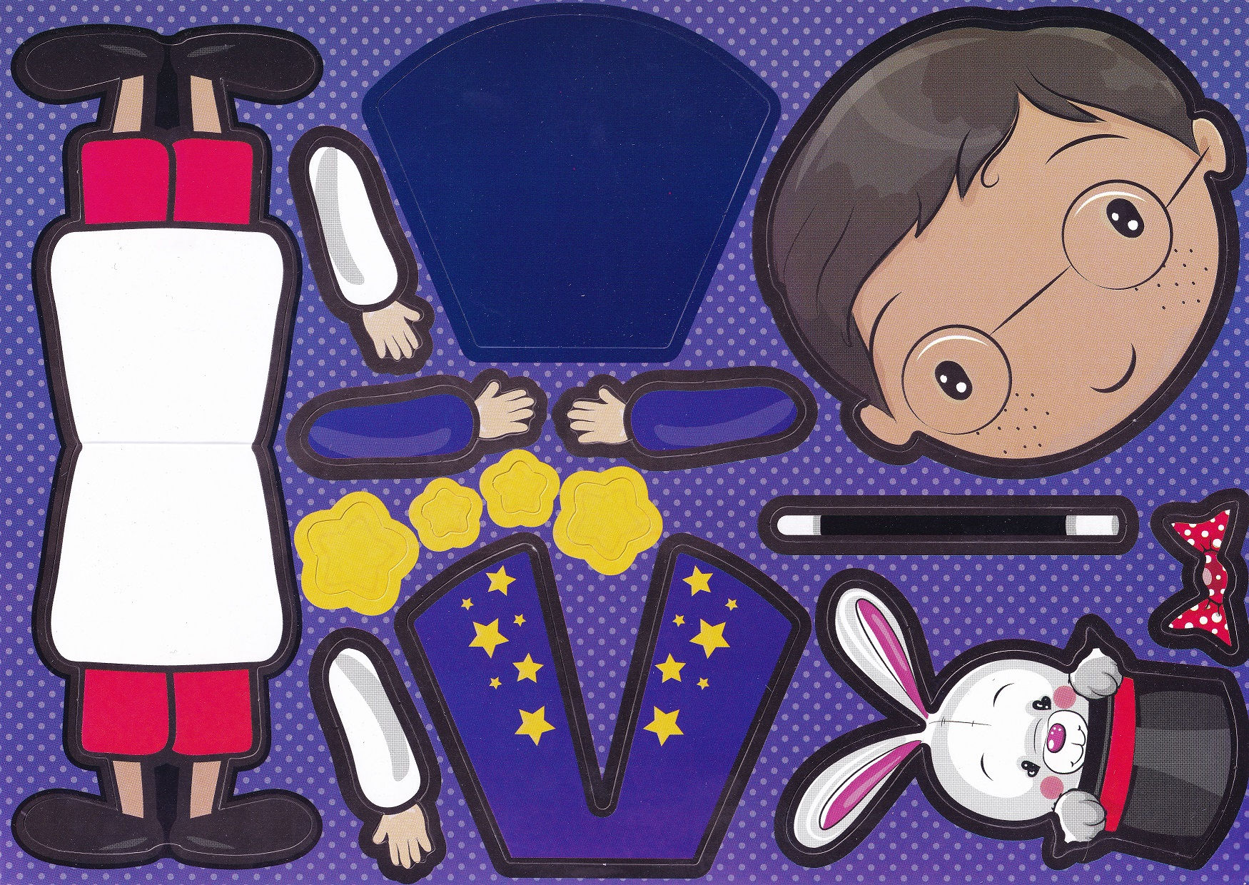 Kanban - Benjamin Wobbler Paper Craft Topper.