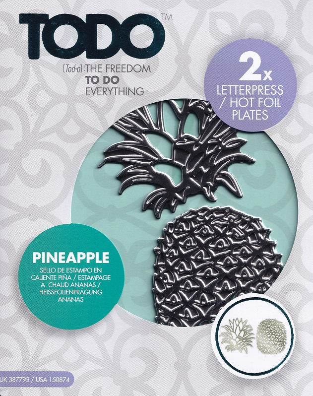 Todo - Pineapple Hot Foil Plate