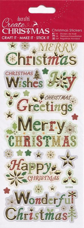 Docrafts - Create Christmas - Sentiments.