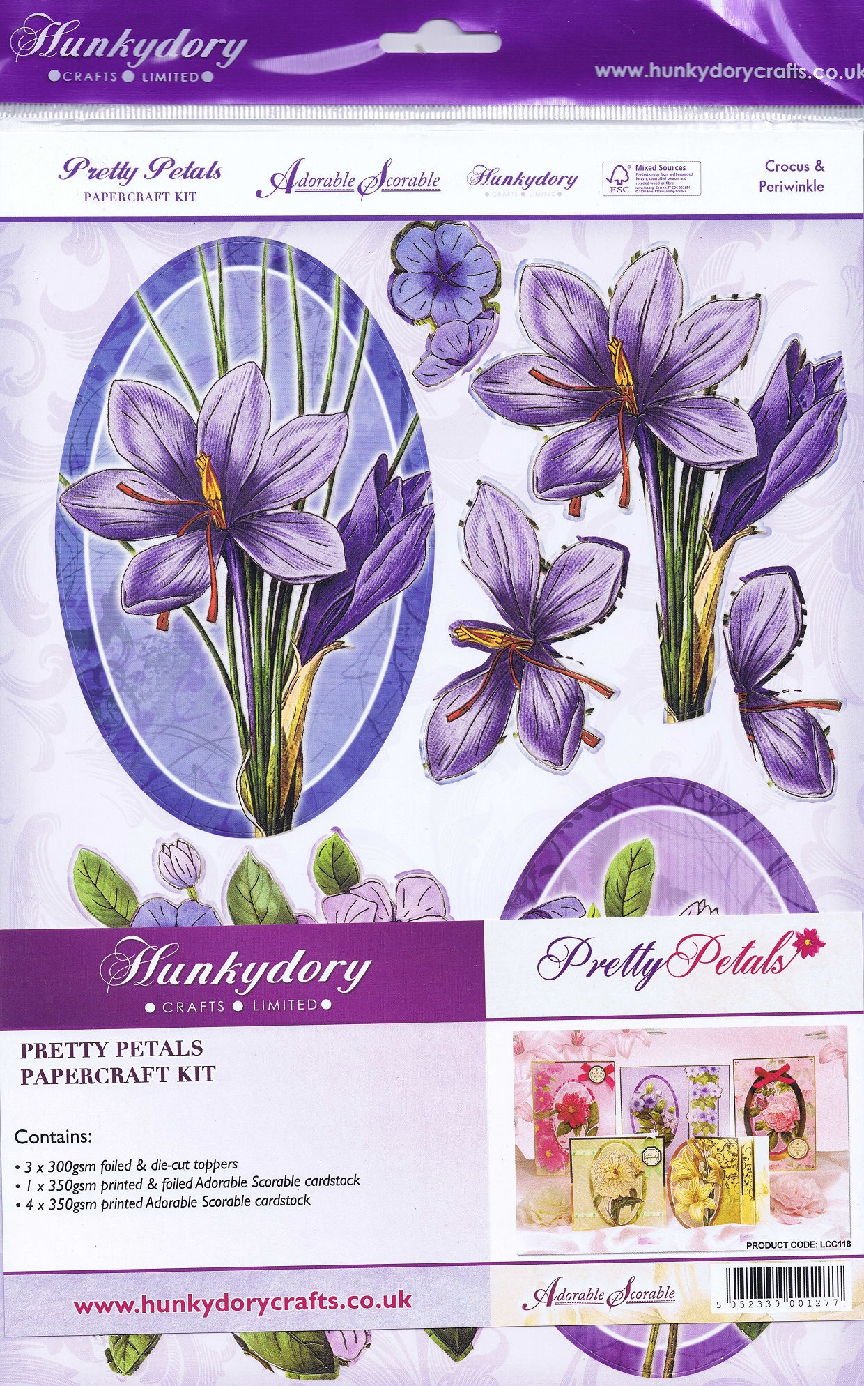 Hunkydory - Luxury Papercraft Kit - Pretty Petals.