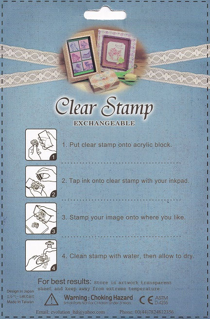 Thumbnail: Evolution Ltd - Clear Acrylic Stamp Set - The Boudoir (12 Pieces)