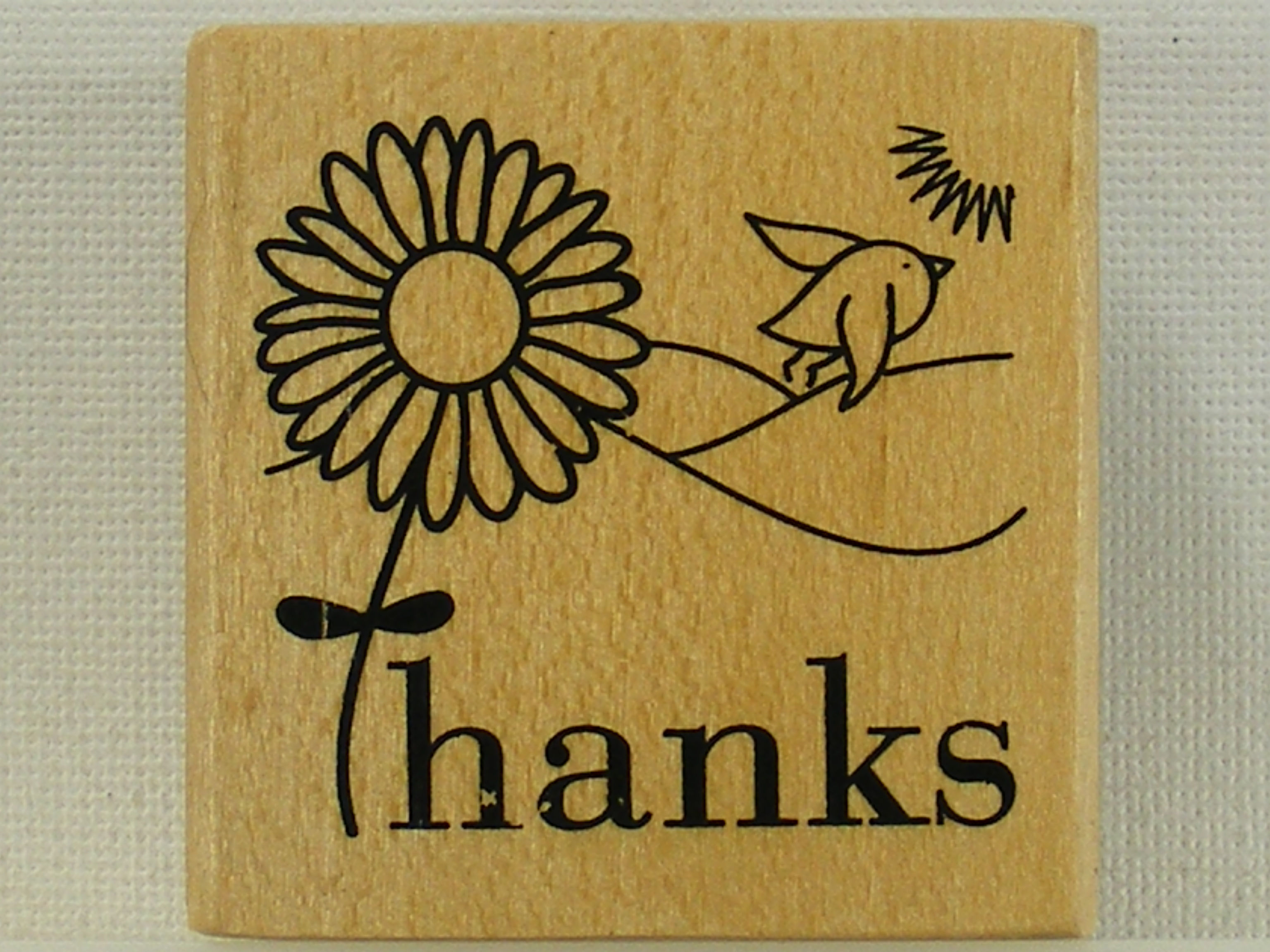Anita's - Thanks Mounted Rubber Stamp