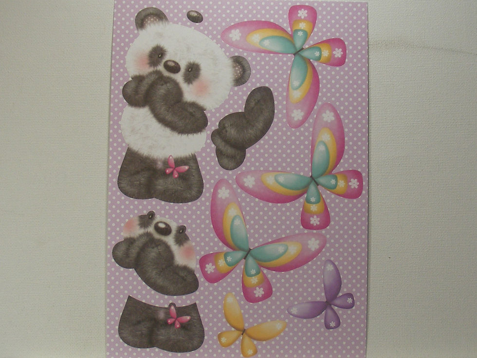 Thumbnail: Kanban - The Kanbear Family Decoupage & Sentiment Paper Stash