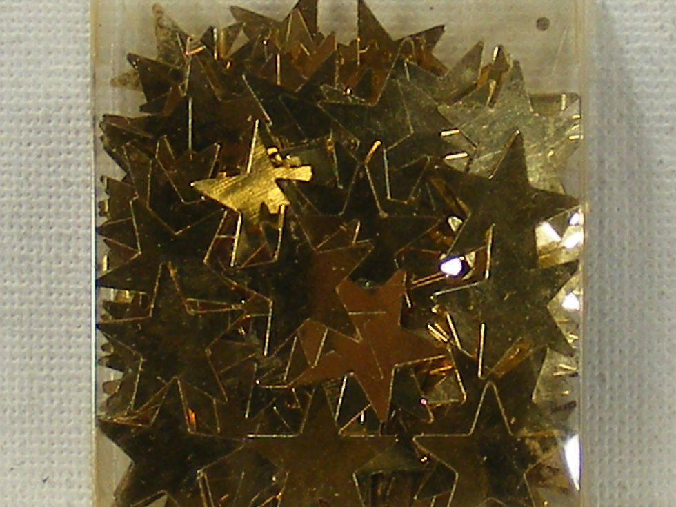 SIL - Gold Coloured Stars