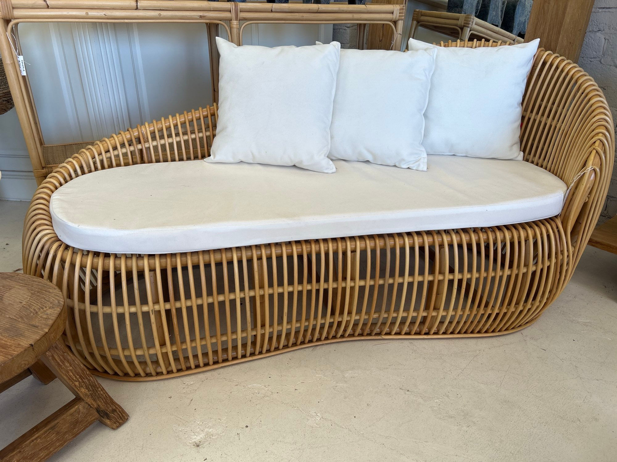 Wave Rattan Day Bed