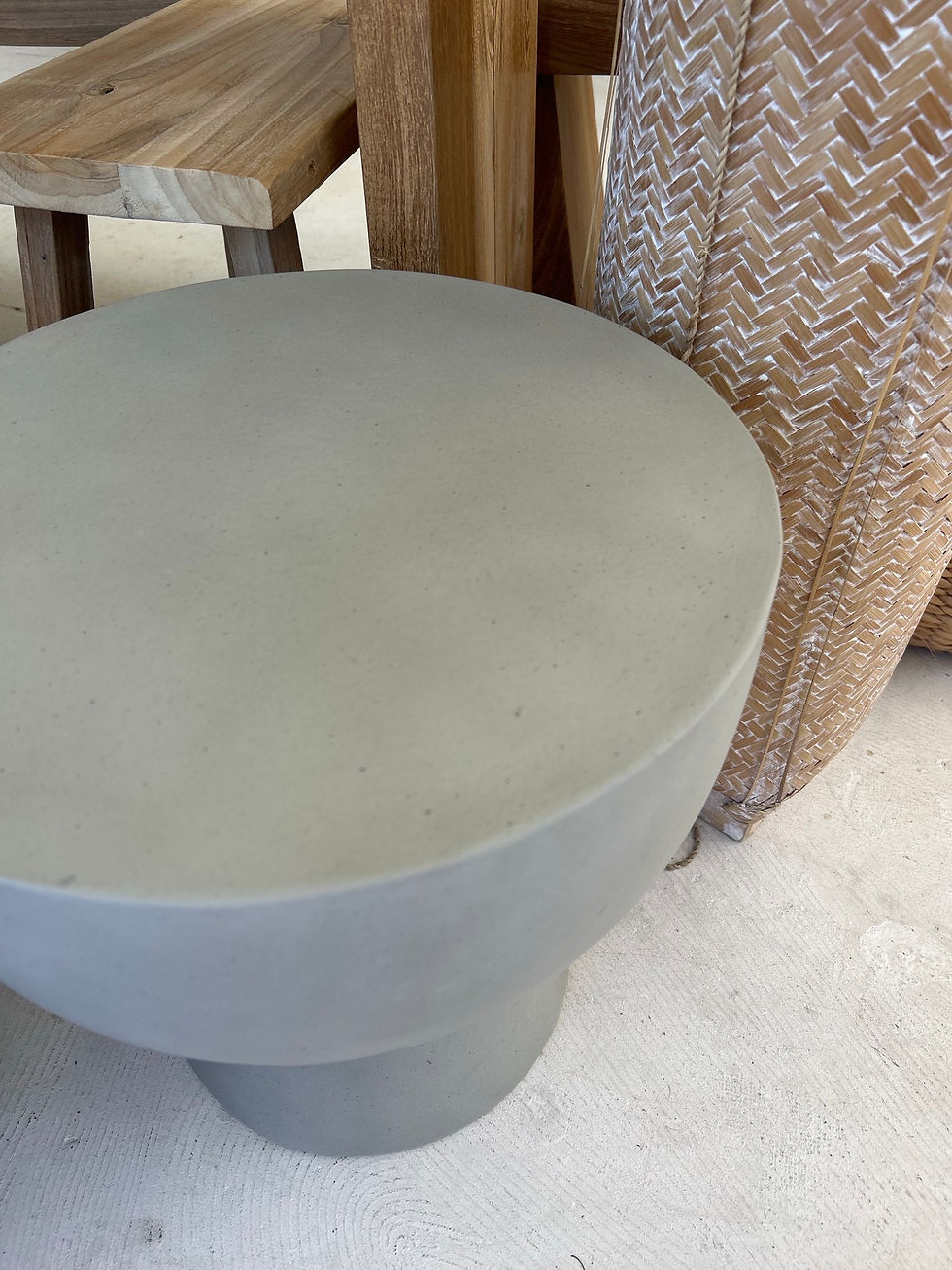 Mushroom Concrete Table