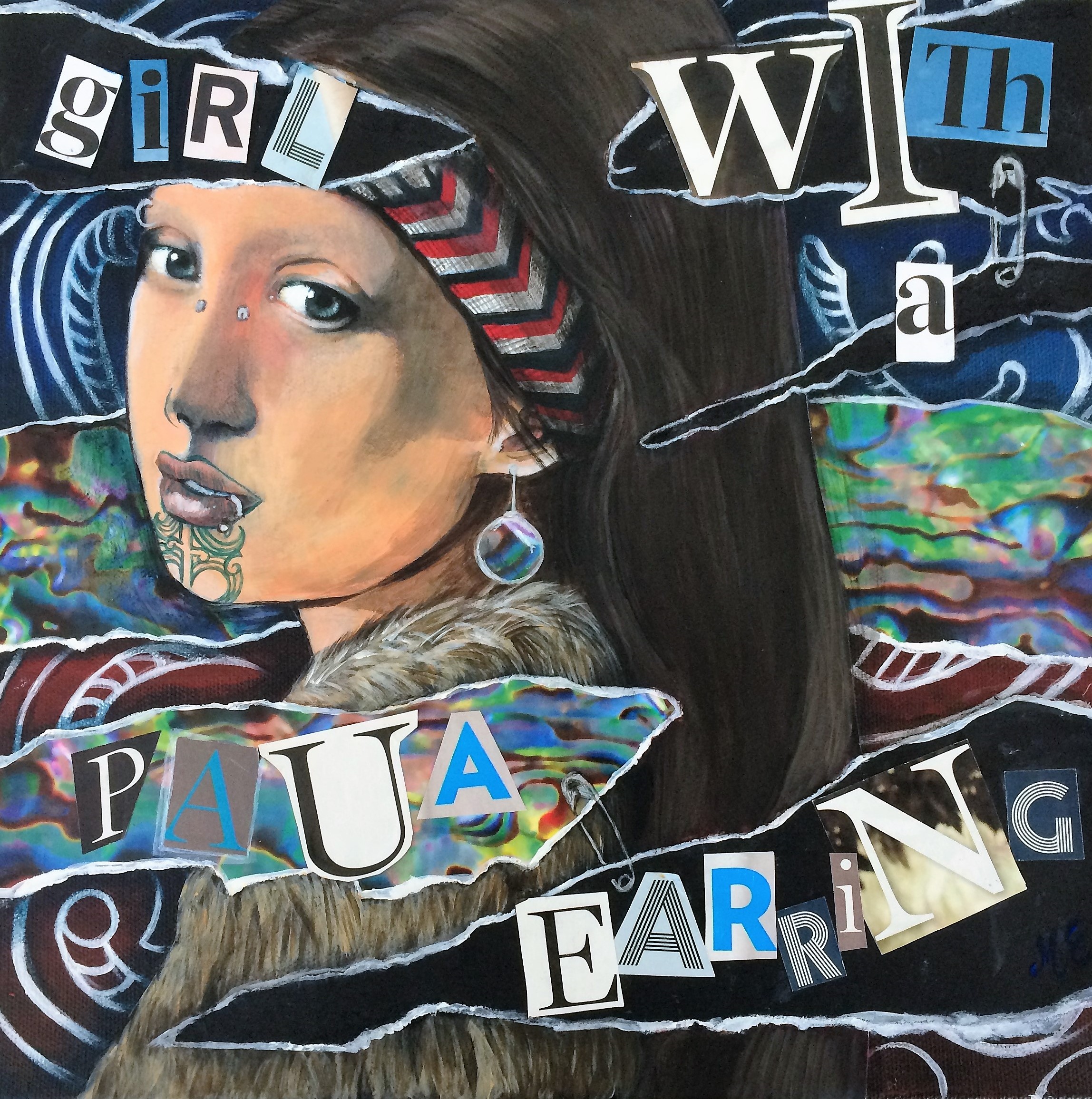 Girl with a paua earring
