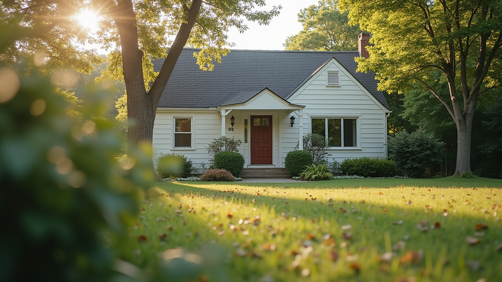 Eye-level view of a well-maintained rental property