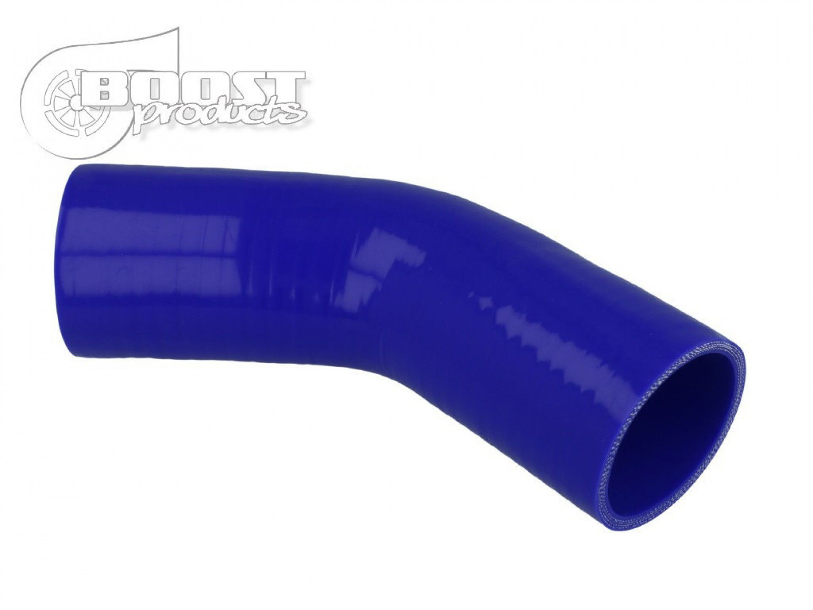 Silicone Elbow 45 Degrees, 83mm (3-1/4") ID, Blue
