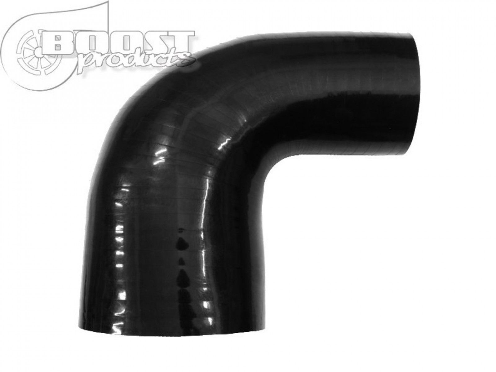 Silicone Reducer Elbow 90 Degrees, 16 - 13mm (5/8" - 1/2") ID, Black