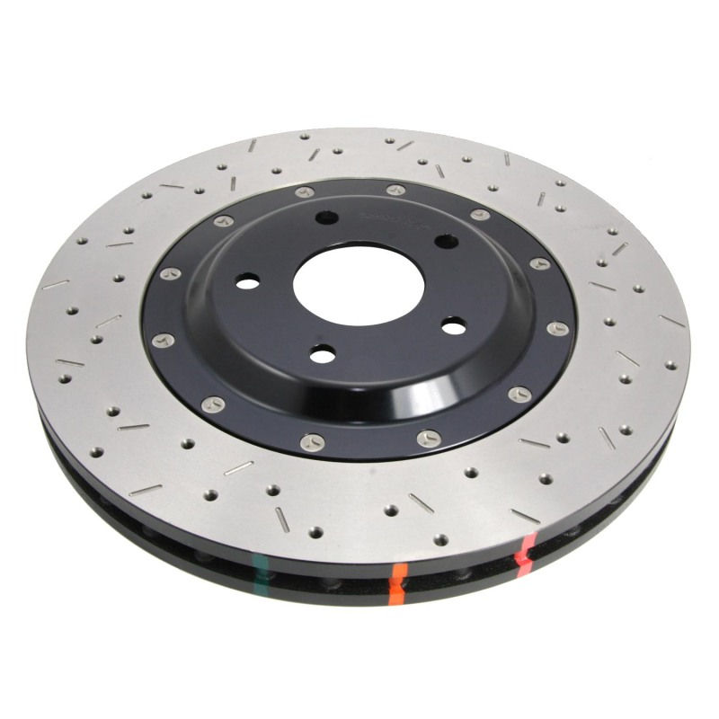 DBA 5000 Series Rotor Drilled/Slotted Rotor Gold;