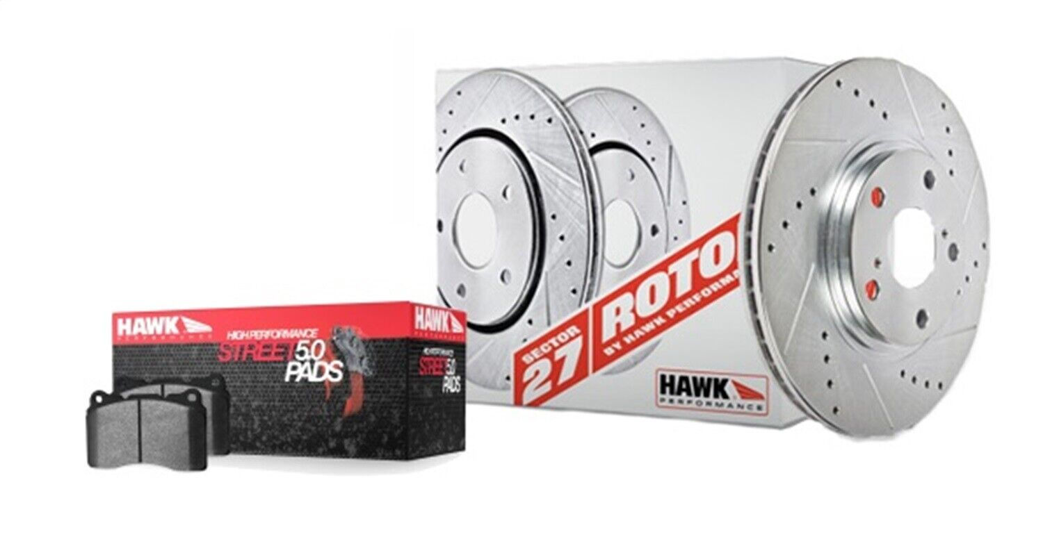 Hawk Performance Rotors w/ HPS 5.0 Pads Kit Rear