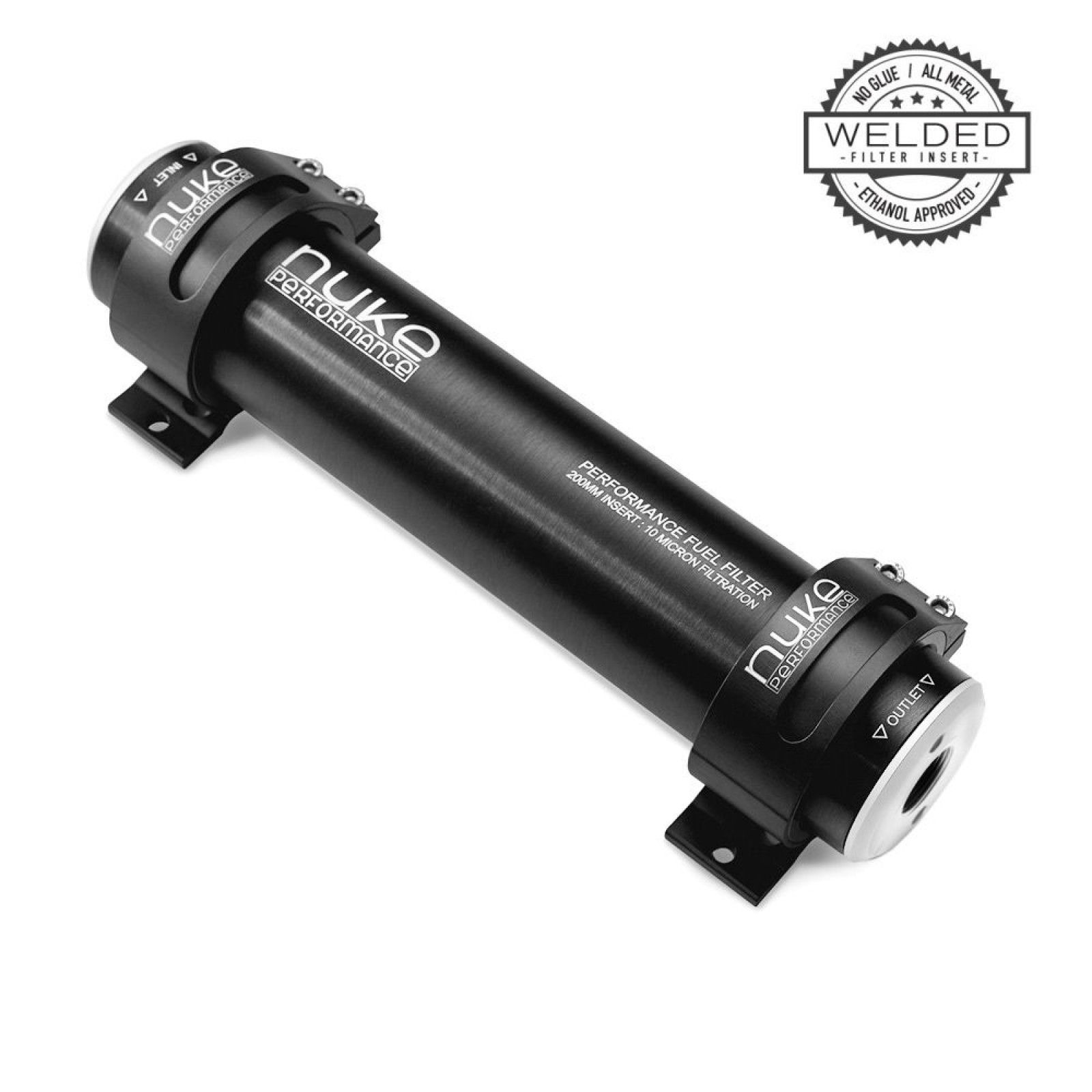 Fuel Filter PF200 10 micron AN-10 - Welded stainless steel element