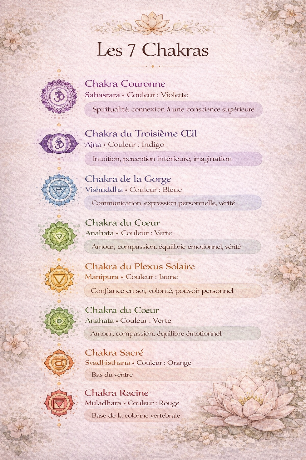 Les chakras : comprendre ces centres énergétiques et leur signification