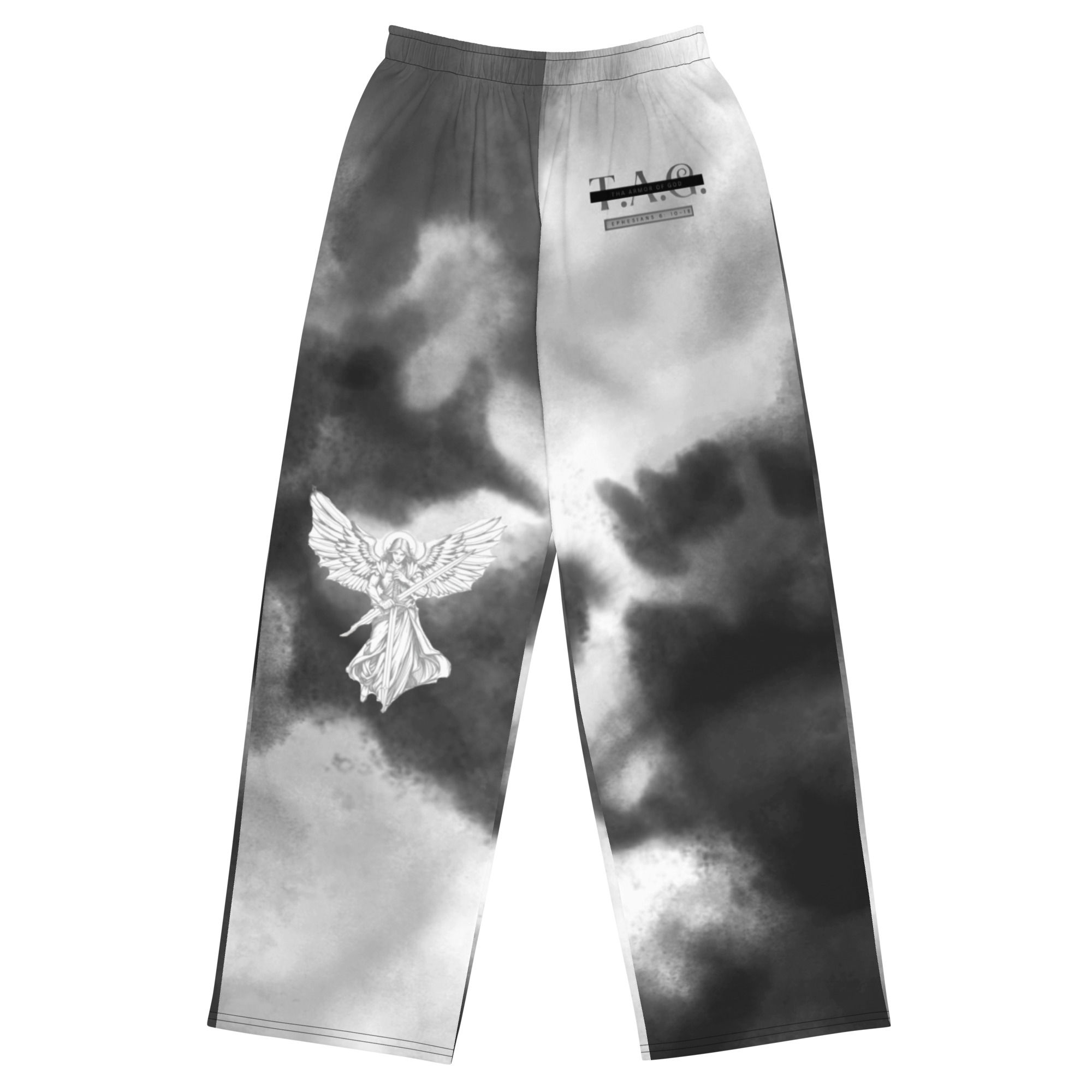 All-over print unisex wide-leg pants