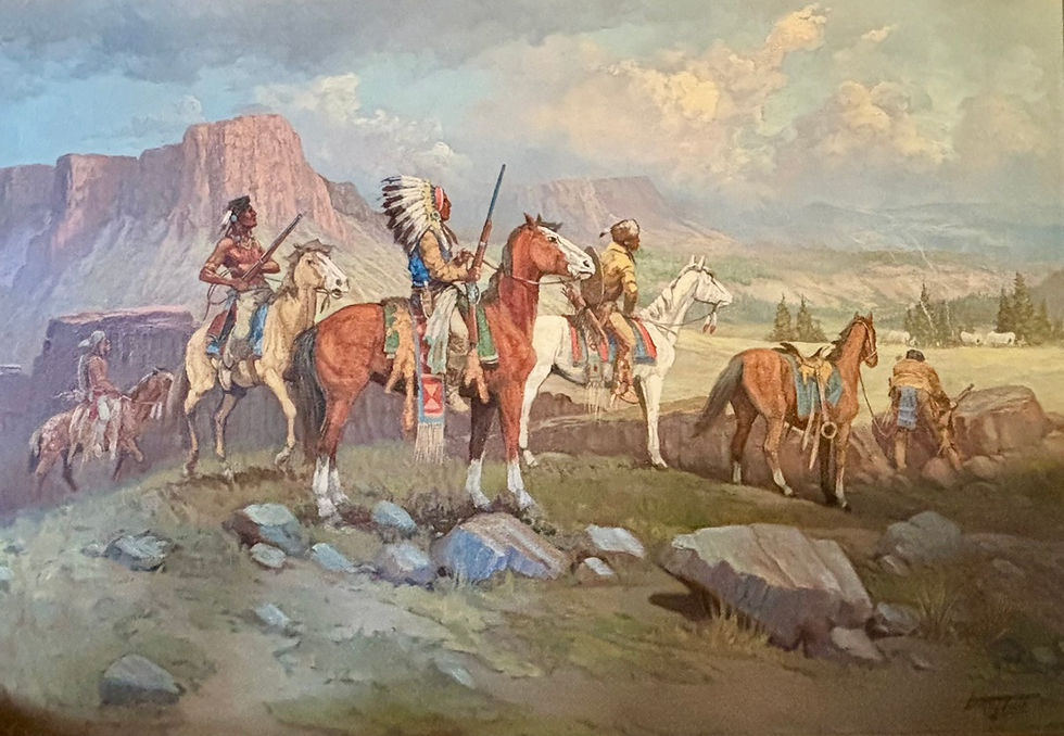 Fred Oldfield original oil painting