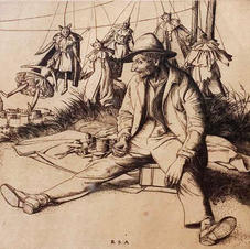 Robert Sargent Austin (1895-1973, British)
The Puppet Master
Etching, executed 1926