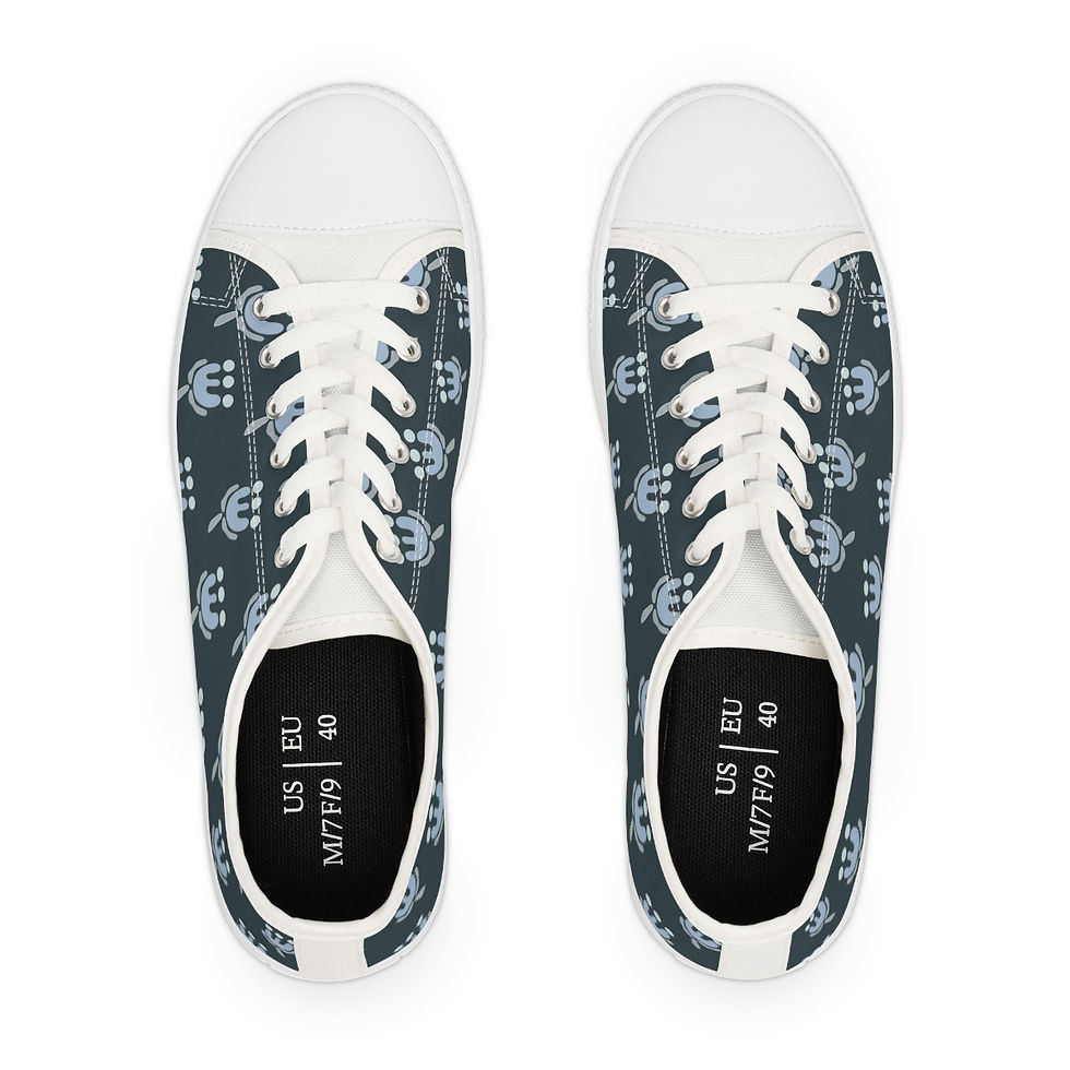 Thumbnail: Calm Blue - Women's Low Top Sneakers