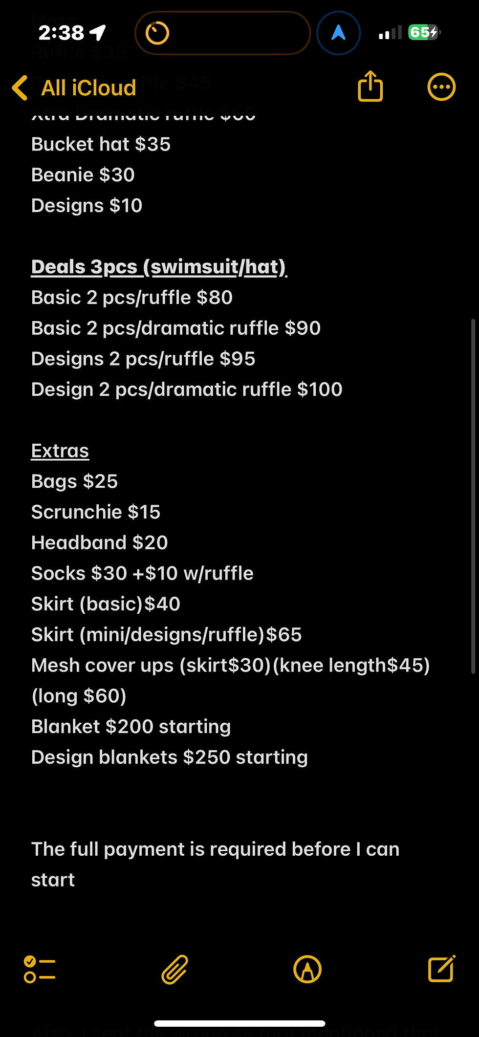 Thumbnail: Crochet items 