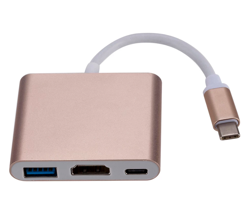 Miniatura: Adaptador Type-c Para Hdmi Com Usb3.0 Macbook Le-5573