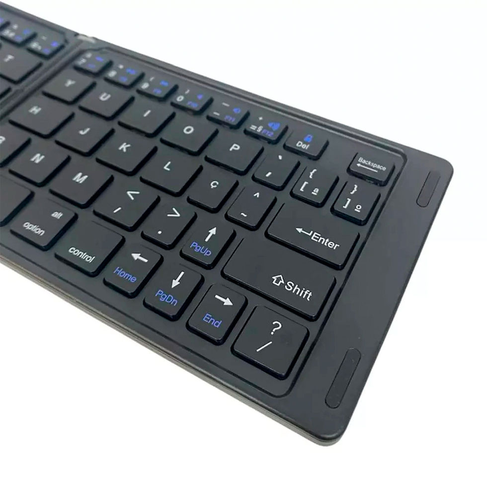 Miniatura: Mini Teclado Dobrável Bluetooth Kapbom Ka-690 Portátil Sem fio
