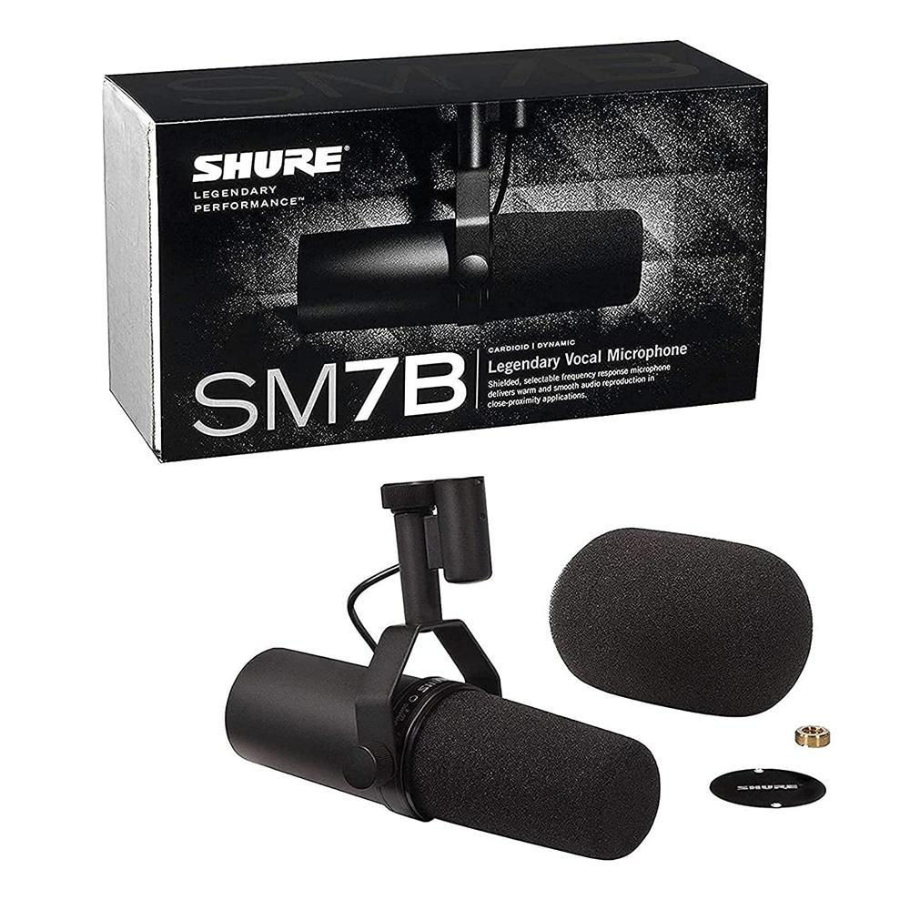 cópia de Microfone Shure Vocal Profissional Podcast - SM7B Seja para uma import